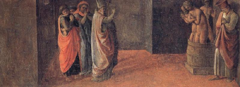 Fra Filippo Lippi St Nicholas Resurrects Three Murdered Youths Spain oil painting art